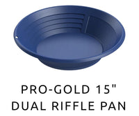 Pro-Gold 15 inch Duel riffle pan